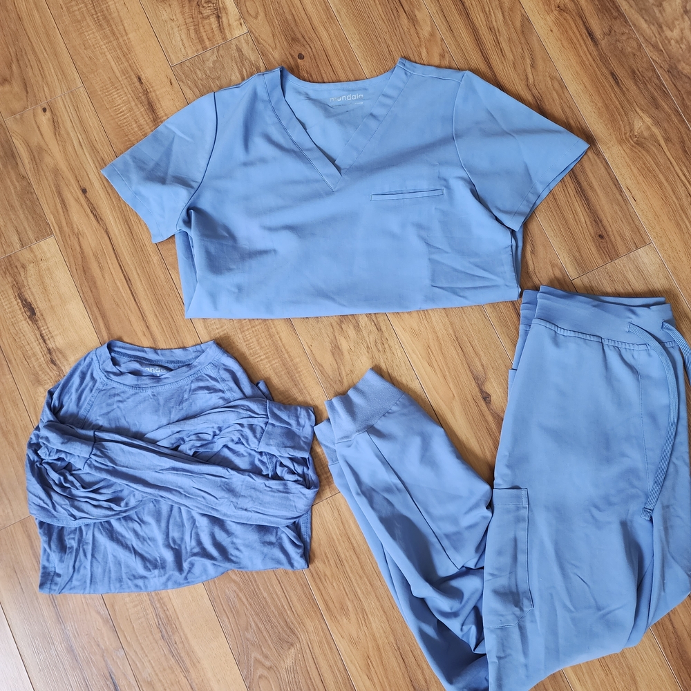 Mandala Scrubs Periwinkle Size S